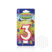 Свеча - цифра Балтик Трейд для торта " 3 "