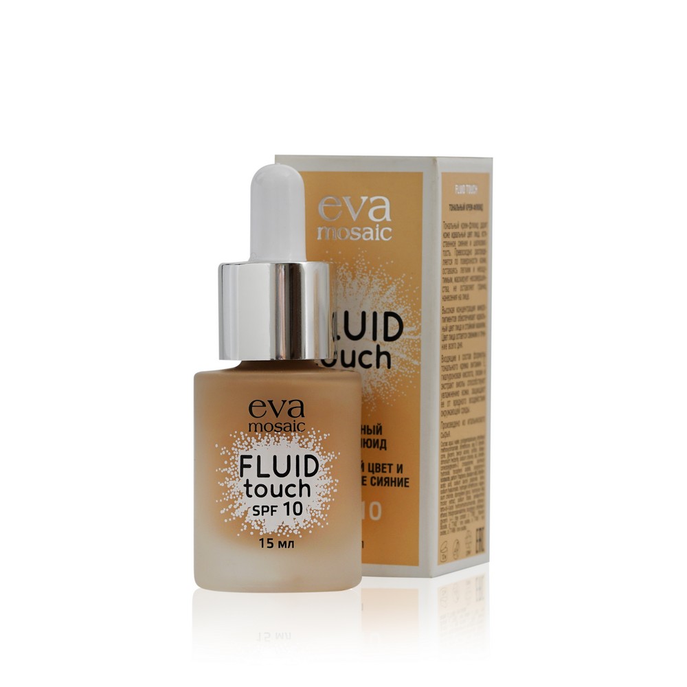 

Тональный крем - флюид для лица Eva Mosaic Fluid Touch 03 Светло-розовый 15мл