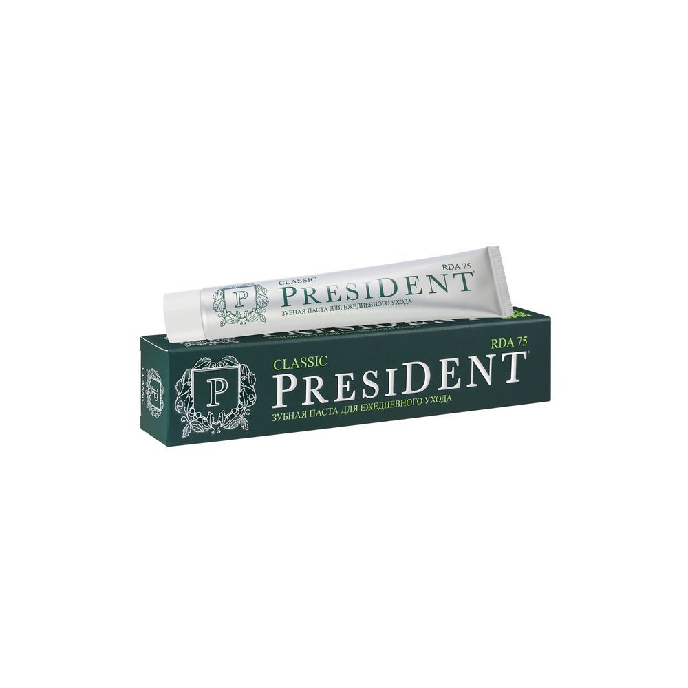 

Зубная паста PresiDENT Classic " Ежедневный уход и защита " 75мл