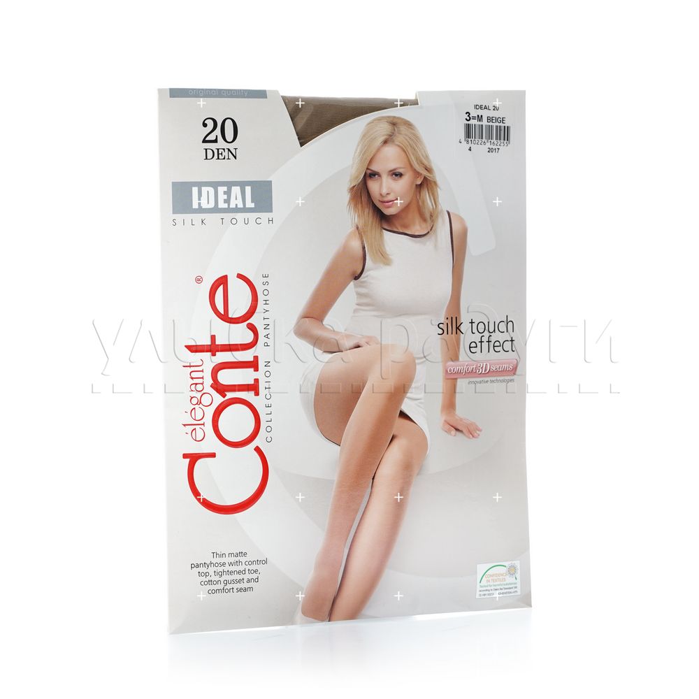 

Женские колготки Conte Ideal 20den Beige 3 размер