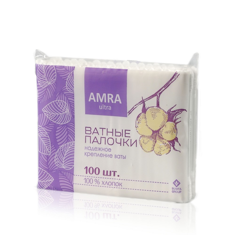 

Ватные палочки Amra 100шт