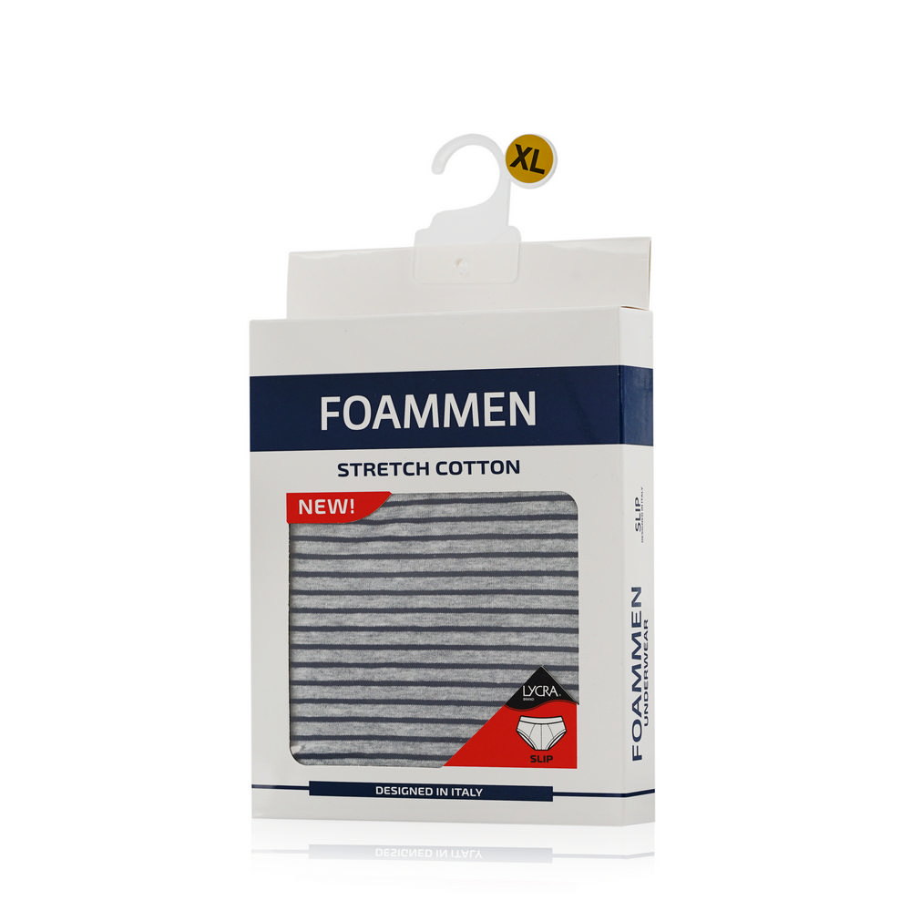 

Мужские трусы - слипы Foammen Fo80504-2 , серые , XL