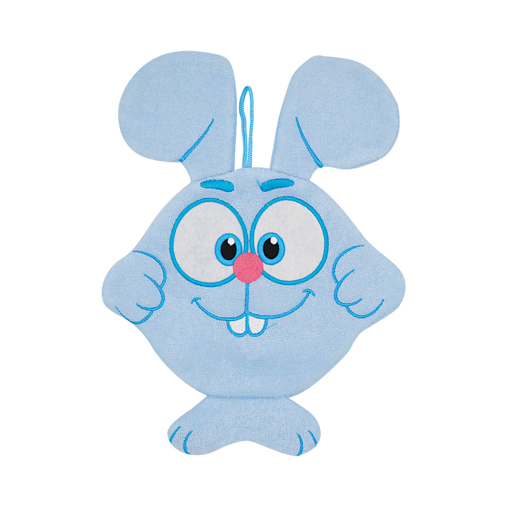 

Мочалка - рукавичка для душа и ванны Bambolina Смешарики " Крош "