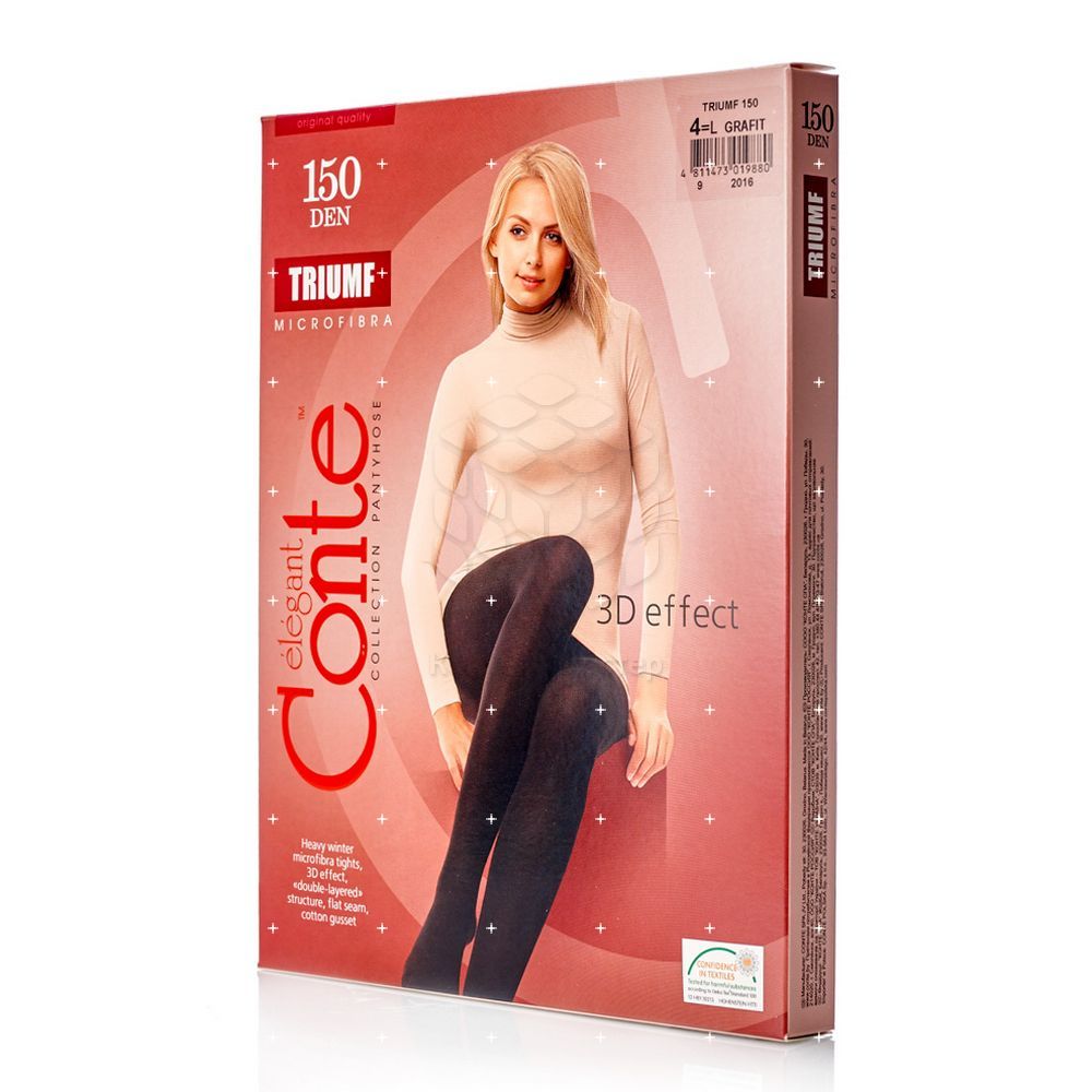 

Женские колготки Conte TRIUMF 150den Grafit 4 размер
