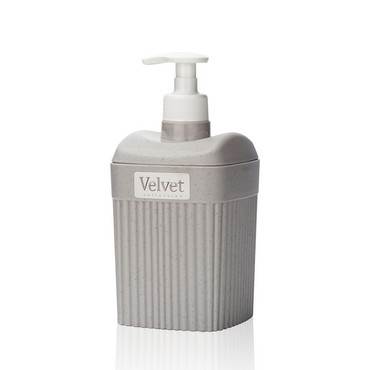 Диспенсер для жидкого мыла Бытпласт " Velvet " Серый