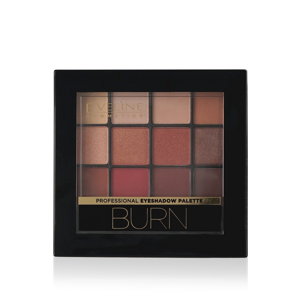 

Тени для век Eveline All in one Burn , 16 цветов , 03