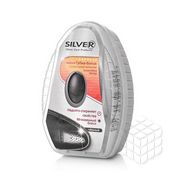 Губка - блеск Silver для обуви из гладкой кожи Черная 3мл