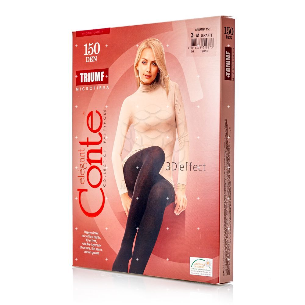

Женские колготки Conte TRIUMF 150den Grafit 3 размер