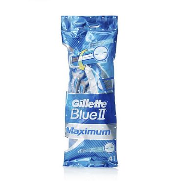 Одноразовые станки Gillette Blue II Maximum для мужчин 4шт