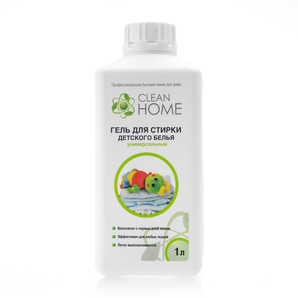 

Гель Clean Home универсальный для стирки детского белья 1л