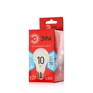 Лампа Eco LED Эра A60-10W-840-E27 Грушевидная