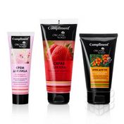 Женский набор Compliment Organic World ( увлажняющий крем для лица с лифтинг-эффектом 80мл + крем для рук " Интенсивное питание и увлажнение " 150мл + скраб для тела " Идеальная гладкость " 200мл )