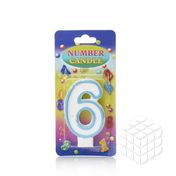 Свеча - цифра Балтик Трейд для торта " 6 "