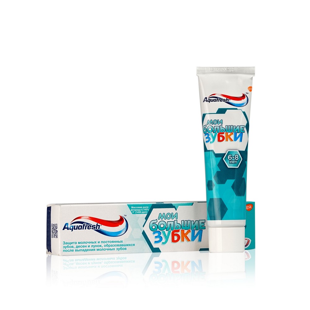 

Зубная паста Aquafresh для детей " Мои большие зубки " 6+ 50мл