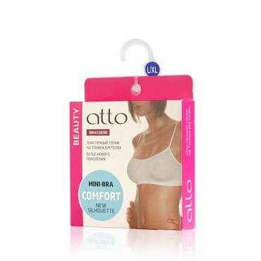 Женский бюстгалтер Atto эластичный , Черный L - XL