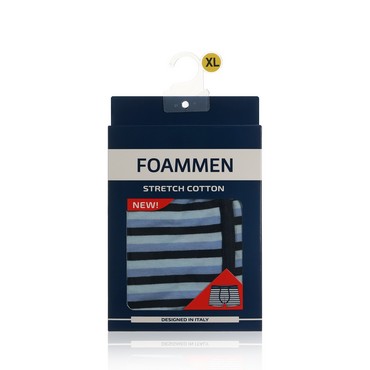 Мужские трусы Foammen Fo210005-1 , Широкая голубая полоска , XL