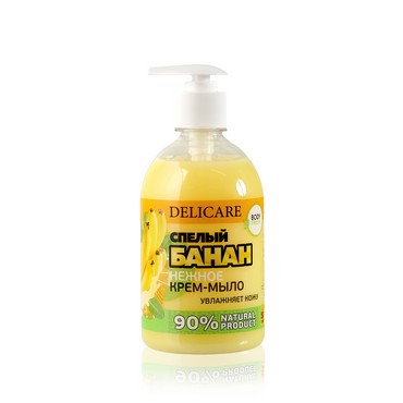 Жидкое крем - мыло Delicare Body Fresh " Банан " 500мл