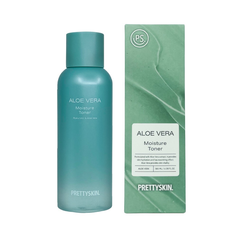 

Увлажняющий тонер для лица Prettyskin Aloe Vera с экстрактом алоэ 180мл