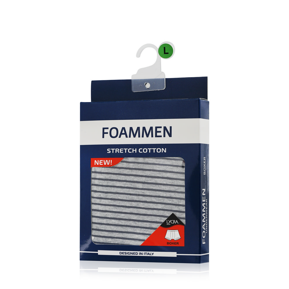 

Мужские трусы - боксеры Foammen Fo80503-2 , серые , L