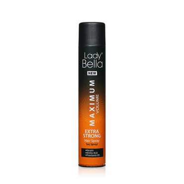 Лак для укладки волос Lady Bella Экстрасильная фиксация 400мл