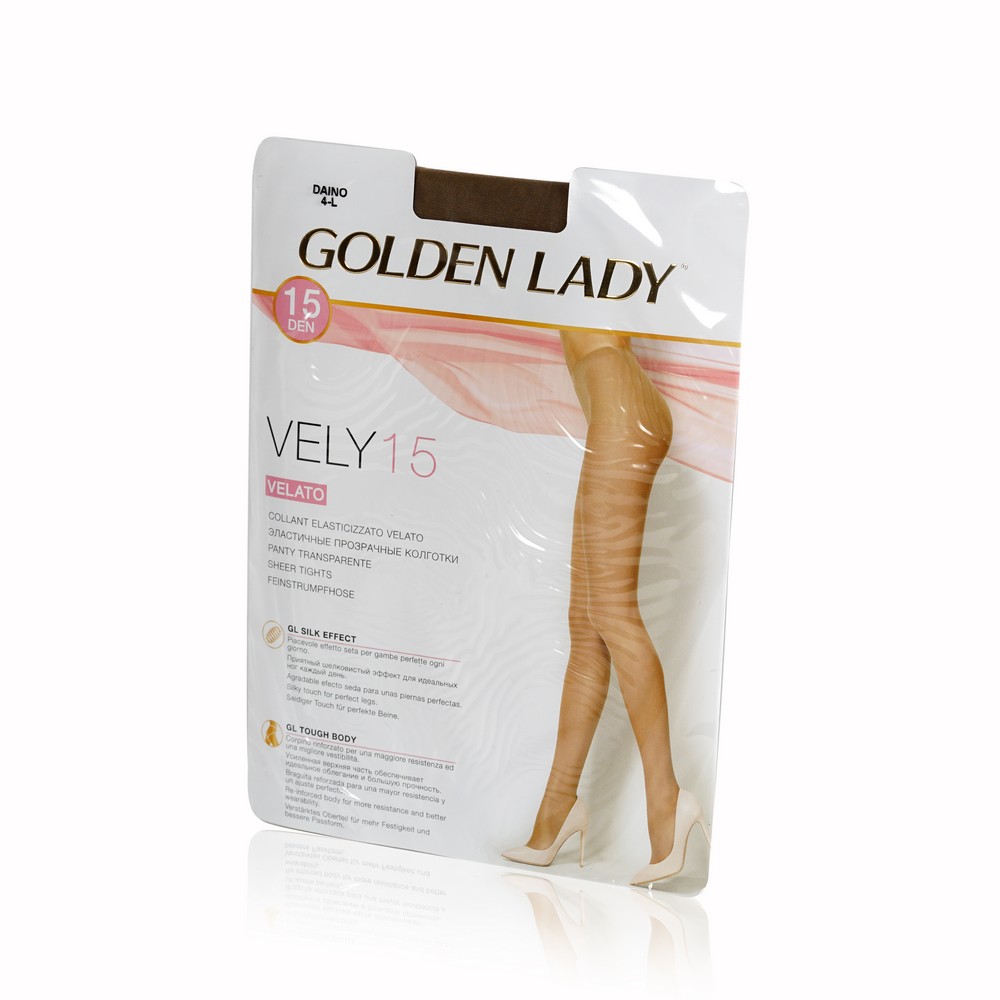 

Женские колготки Golden Lady Vely 15den Daino 4 размер