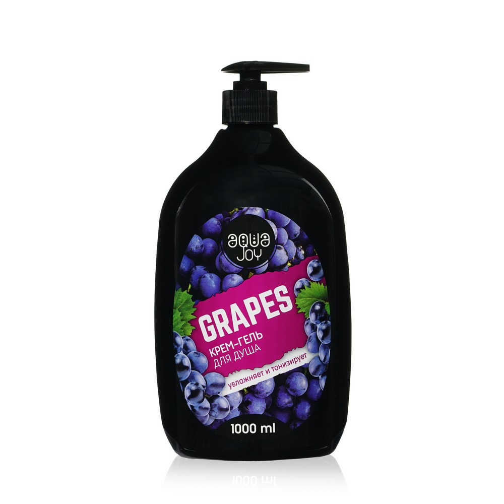 Крем - гель для душа Aqua Joy  Grapes  1000мл