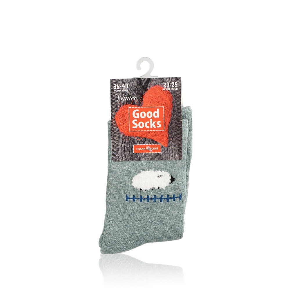

Женские носки Good Socks AW 19/9, WAT81266-26 " Овечка " махровые , с рисунком