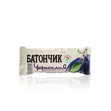 Батончик Здоровая математика " Чернослив " 40г
