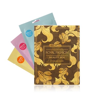 Женский набор Baroness Flower Mask Sheet ( маска для лица " Peony " + маска для лица " Calendula " + маска для лица " Lily " ) 21г *3шт