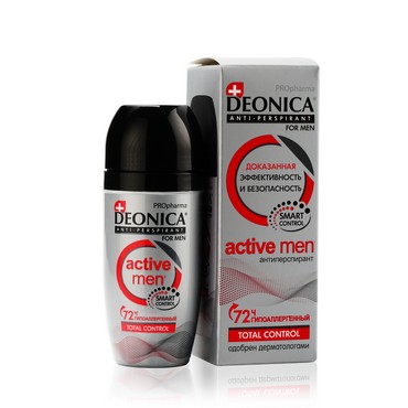 Мужской дезодорант - антиперспирант Deonica For Men " Active Men " 50мл