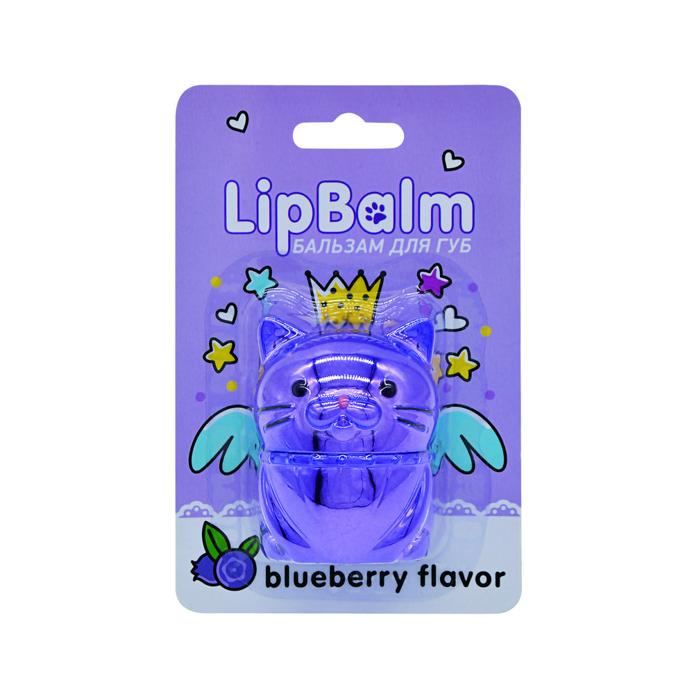 

Бальзам для губ Lip Balm " Котик " с ароматом черники 2,7г