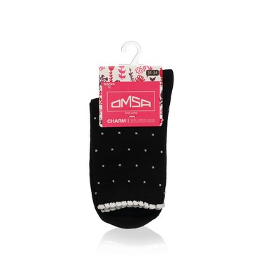 Детские носки в горошек Omsa Kids Nero р.31-34