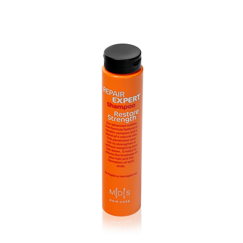 

Бессульфатный восстанавливающий шампунь для волос Mades Cosmetics Hair Care " Repair Expert Restore Strength " с кератином 250мл