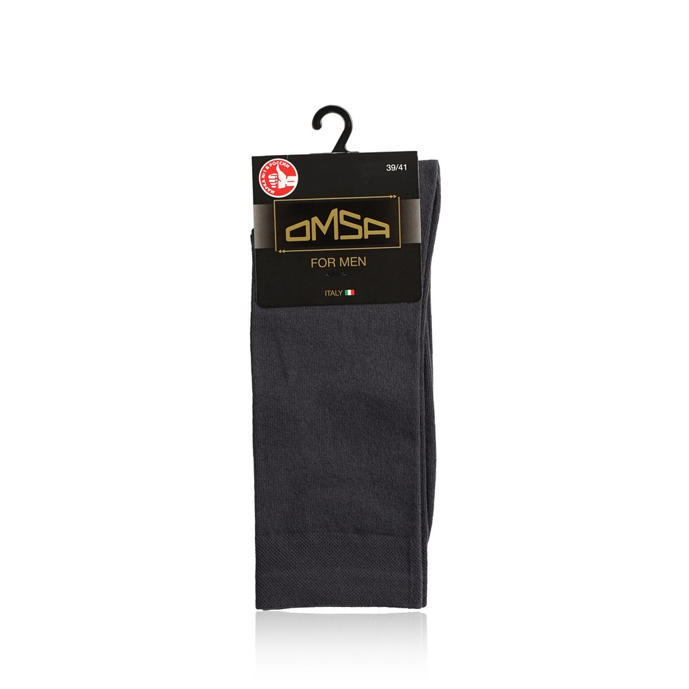 

Мужские носки Omsa Classic трикотажные , 204 , Grigio Scuro , р.39-41