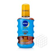 Солнцезащитное масло - спрей Nivea Sun " Защита и загар " 200мл