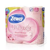 Туалетная бумага Zewa Deluxe 3х-слойная " Орхидея " 4шт
