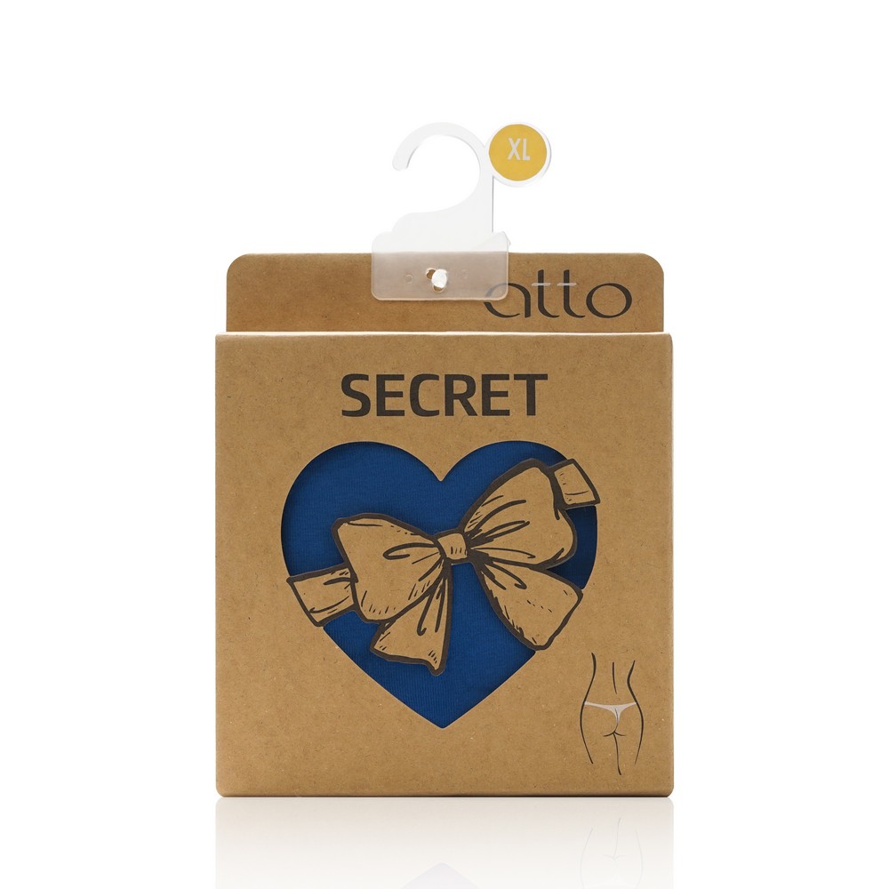 Женские трусы - стринги Atto Secret , Васильковый , XL женские трусы стринги atto secret розовый l