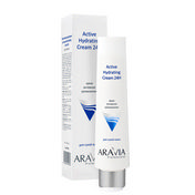 Крем для лица Aravia Professional " Active Hydrating Cream 24H " активное увлажнение , для сухой кожи 100мл