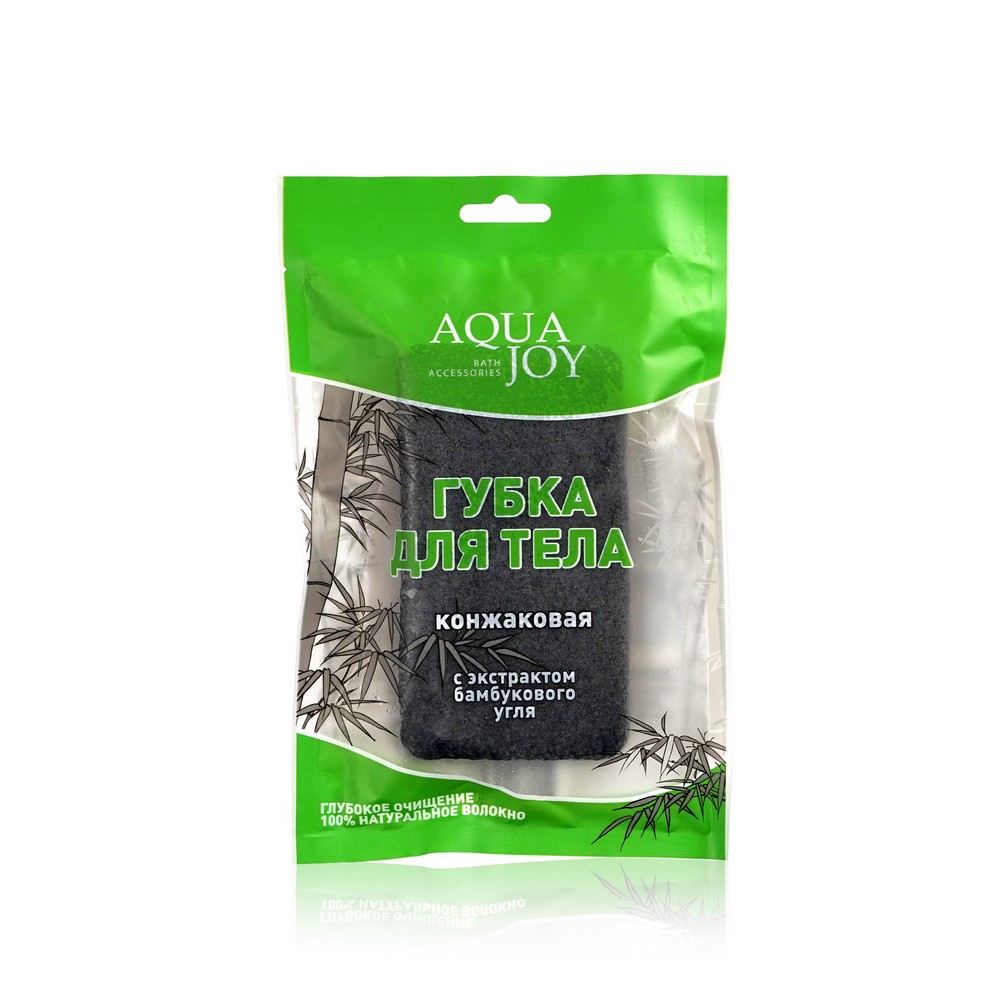 

Мочалка Aqua Joy для душа и ванны прямоугольная , конжак