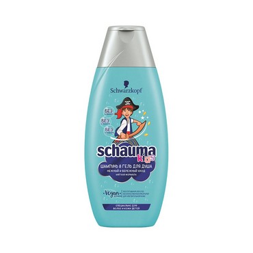 Шампунь - гель Schauma Kids для душа " нежный и бережный уход " 350мл