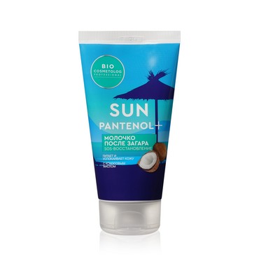 Молочко после загара ФИТОкосметик BioCosmetolog " Sun Pantenol + " SOS-восстановление 150мл