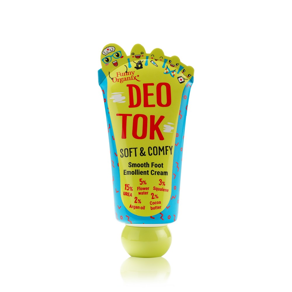 

Смягчающий крем для ног Funny Organix Deo Tok " Soft & Comfy " 50мл