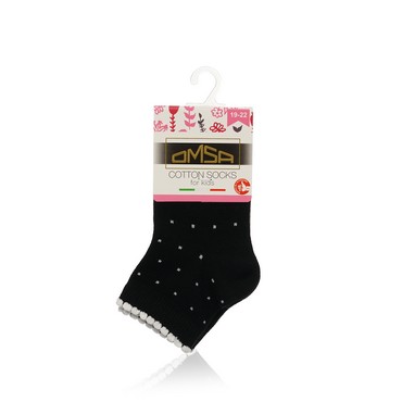 Детские носки в горошек Omsa Kids Nero р.19-22