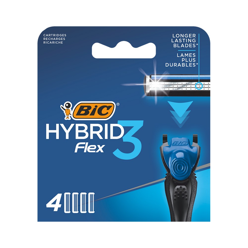 

Сменные кассеты Bic Flex 3 Hybrid 4шт
