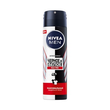 Мужской дезодорант - антиперспирант Nivea Men Черное и Белое Max Pro 150мл