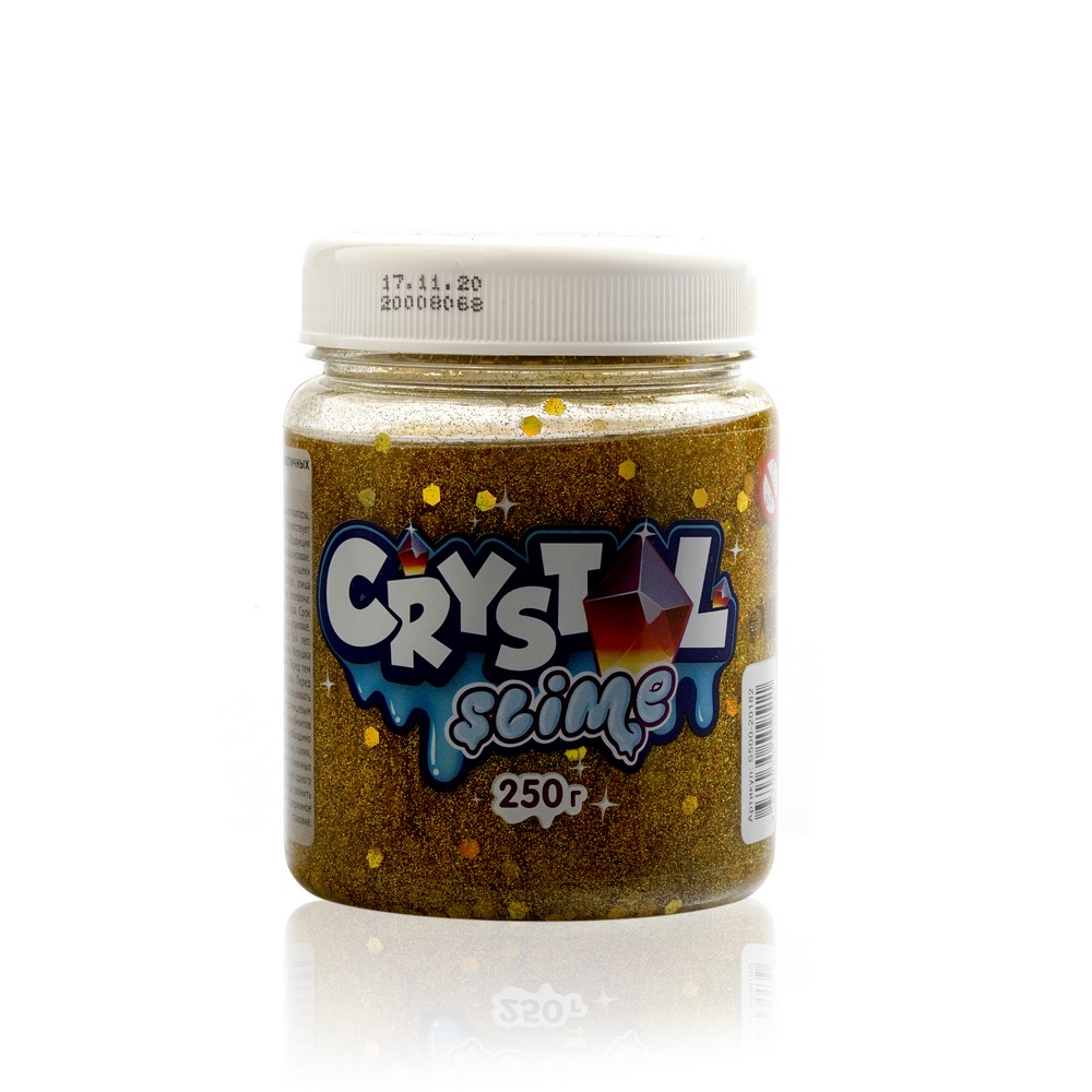 

Лизун Slime Лаборатория " Crystal slime " Золотой 250г