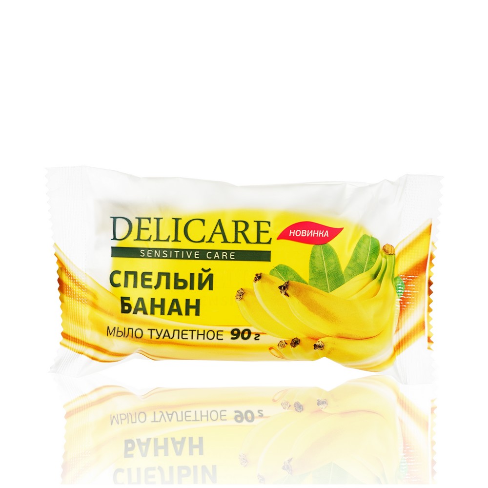 

Туалетное мыло Delicare прозрачное " Банан " 90г