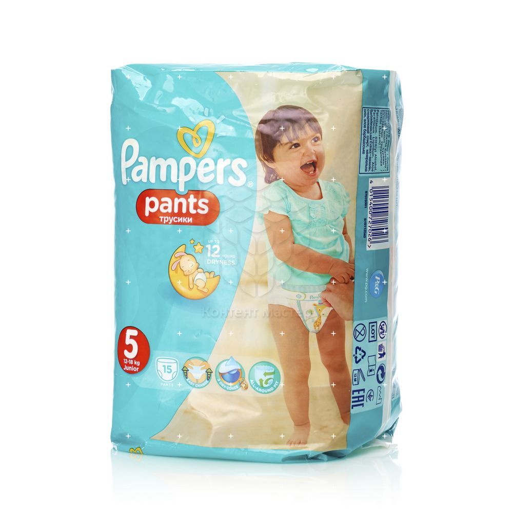 

Трусики Pampers Pants для детей Junior 12-18 кг 15шт