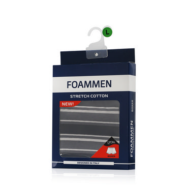Мужские трусы - боксеры Foammen Fo80513-1 , серые , L