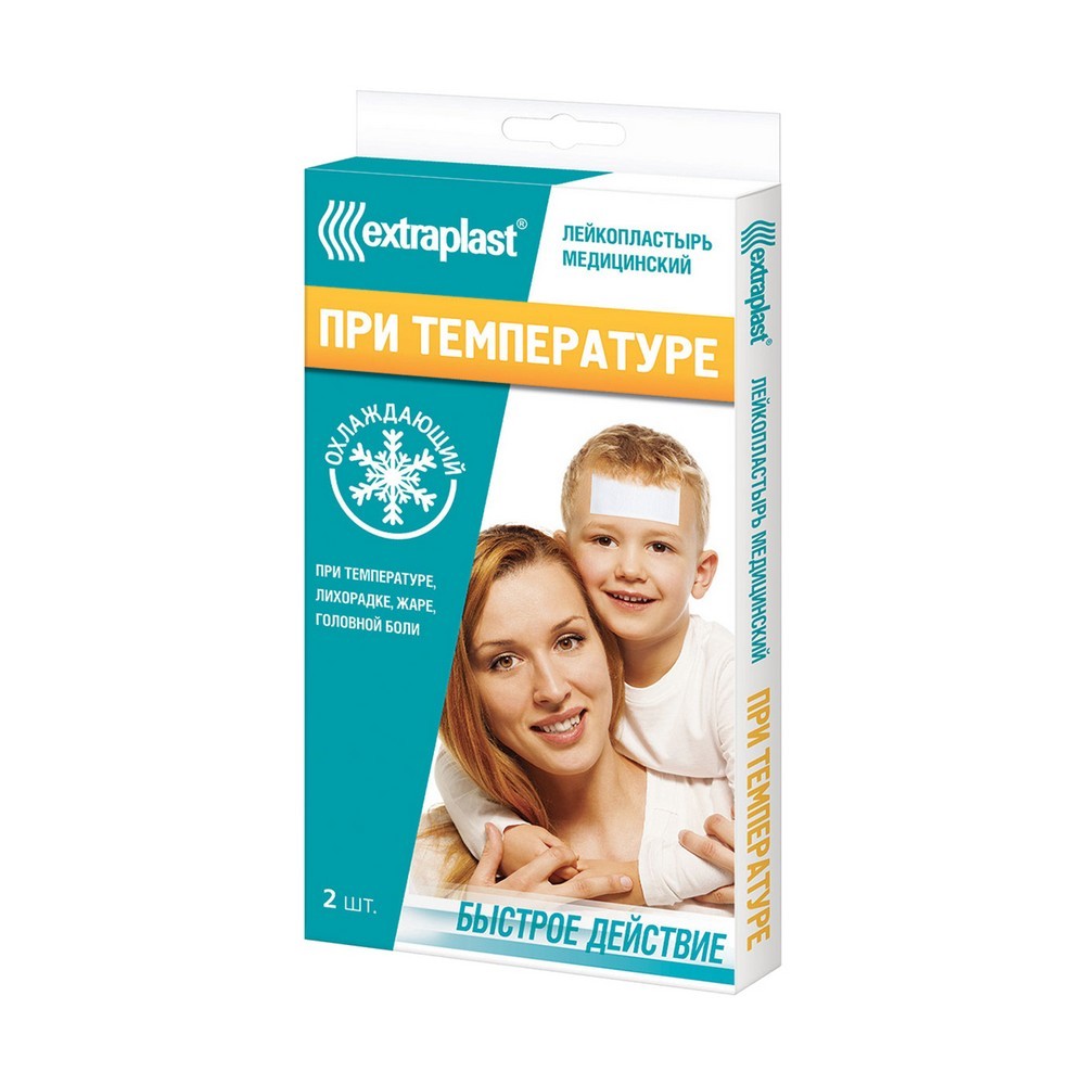 

Пластырь охлаждающий Extraplast " при температуре " 2шт